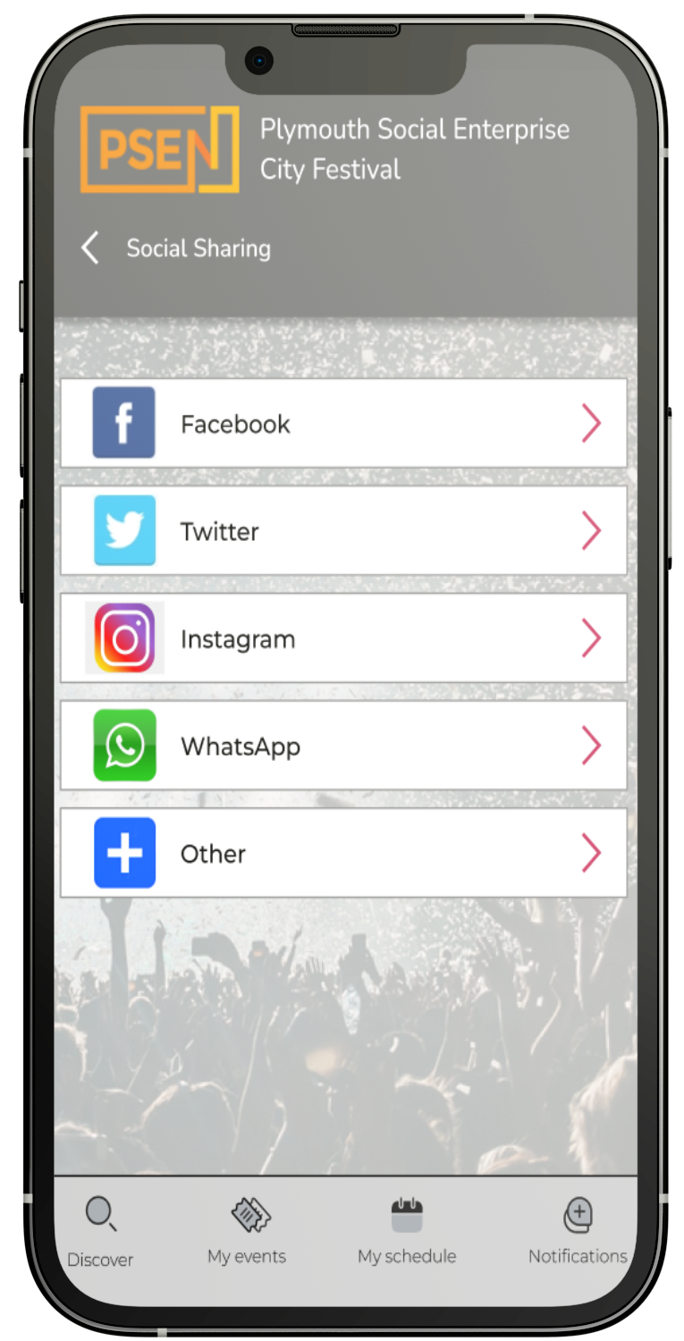 socials screenshot